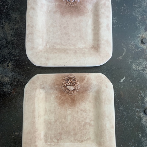 SOLD EBAY Italian Crest Collection Cafe Ceramiche 2 plates - Picture 3 of 7